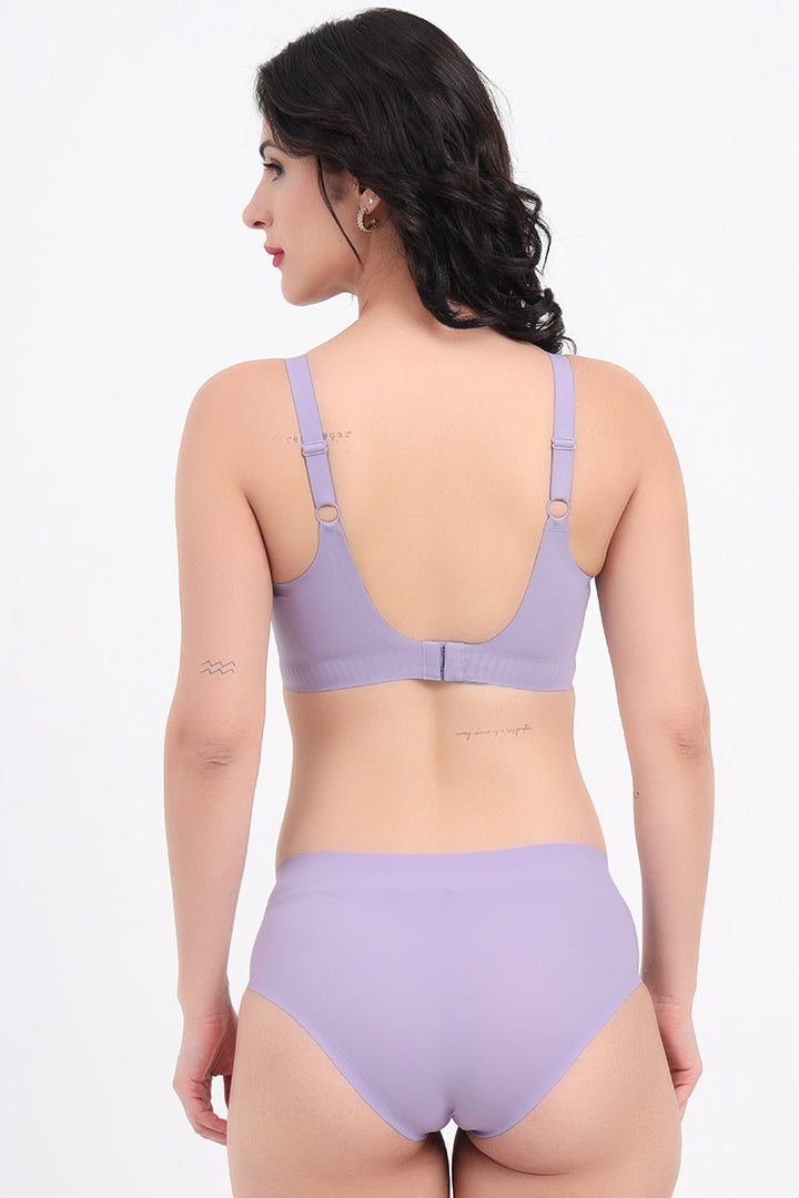 AMANTE BRA-BRA02001 Day Break Amante Non Padded Non Wired Full Coverage Invisible Support Seamless Adjustable Straps Skins Invisi Support Minimizer Bra