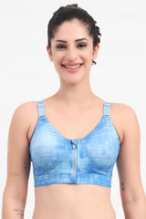 Geometric Abstract Print AMANTE BRA-ABR01001 Energize Intense Sports Bra