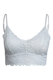 AXTZH Lace Trim Everyday Bralette BLET X1231-MINT-CN014