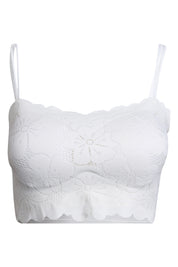 AXTZH Floral Lace Bralette BLET X2095-IVORY-CN022