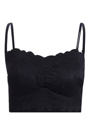 AXTZH Floral Lace Bralette BLET X2095-BLACK-CN022