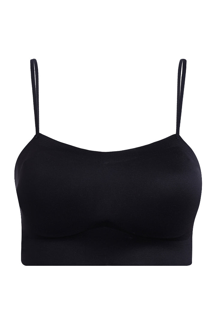AXTZH SQUARE NECK BRALETTE BLET X8695-BLACK-CV021