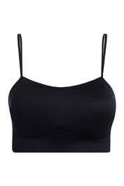 AXTZH SQUARE NECK BRALETTE BLET X8695-BLACK-CV021