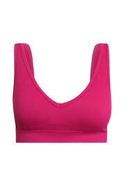 AXTZH Seamless V-Neck Bralette BLET X0031-CERISE-CV005