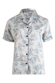 ANGELS Floral Satin Pyjama Set NIGHTWEAR AZPRINT-BLUPR-C2S