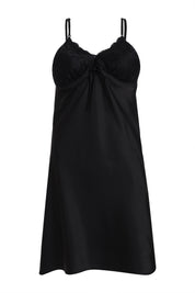 ANGELS Lace Sleeve Nightwear Set with Robe AG2222-BLACK-F11S