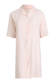 AXTZH Women’s Button-Down Shirt Nightwear X2218-PEACH-G1C