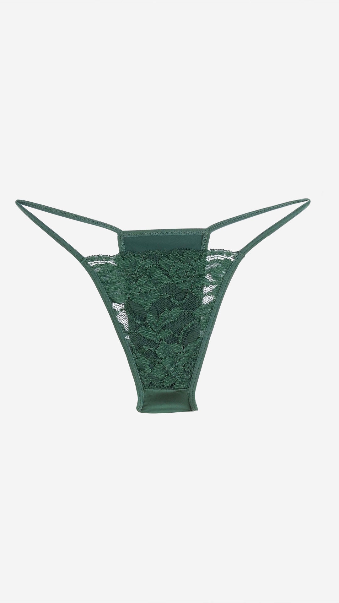 Padded Satin Babydoll | Lace Trim Backless Nightwear