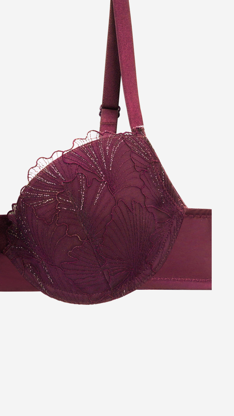 Lace Light Push-Up Wired Bra | Padded Fashion Bra