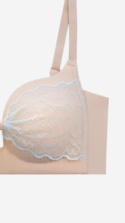 Bonded Heavy Push-Up Lace Bra | Wire-Free Padded Bra
