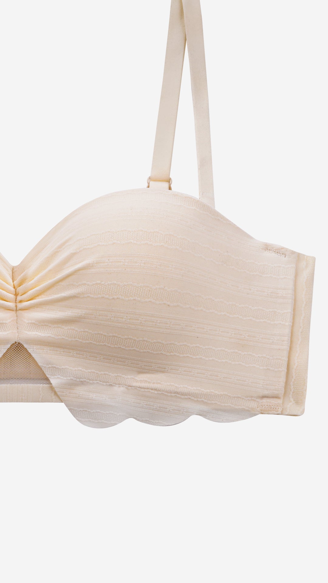 Strapless Bandeau Push-Up Bra | Non-Wired Bonded Bra with Convertible Straps