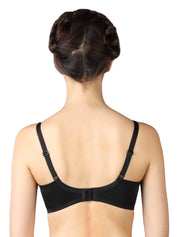 TRIUMPH-100I300 Minimizer 21 Wireless Non Padded Comfortable High Support Big-Cup Bra BLACK