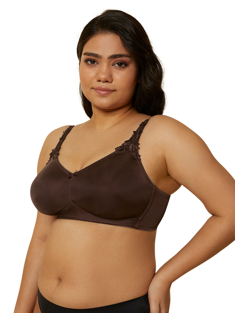 TRIUMPH-100I300 Minimizer 21 Wireless Non Padded Comfortable High Support Big-Cup Bra