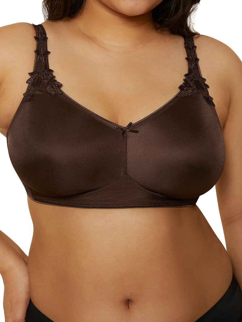 TRIUMPH-100I300 Minimizer 21 Wireless Non Padded Comfortable High Support Big-Cup Bra