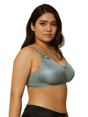 TRIUMPH-100I300/2 Minimizer 21 Wireless Non Padded Comfortable High Support Big-Cup Bra