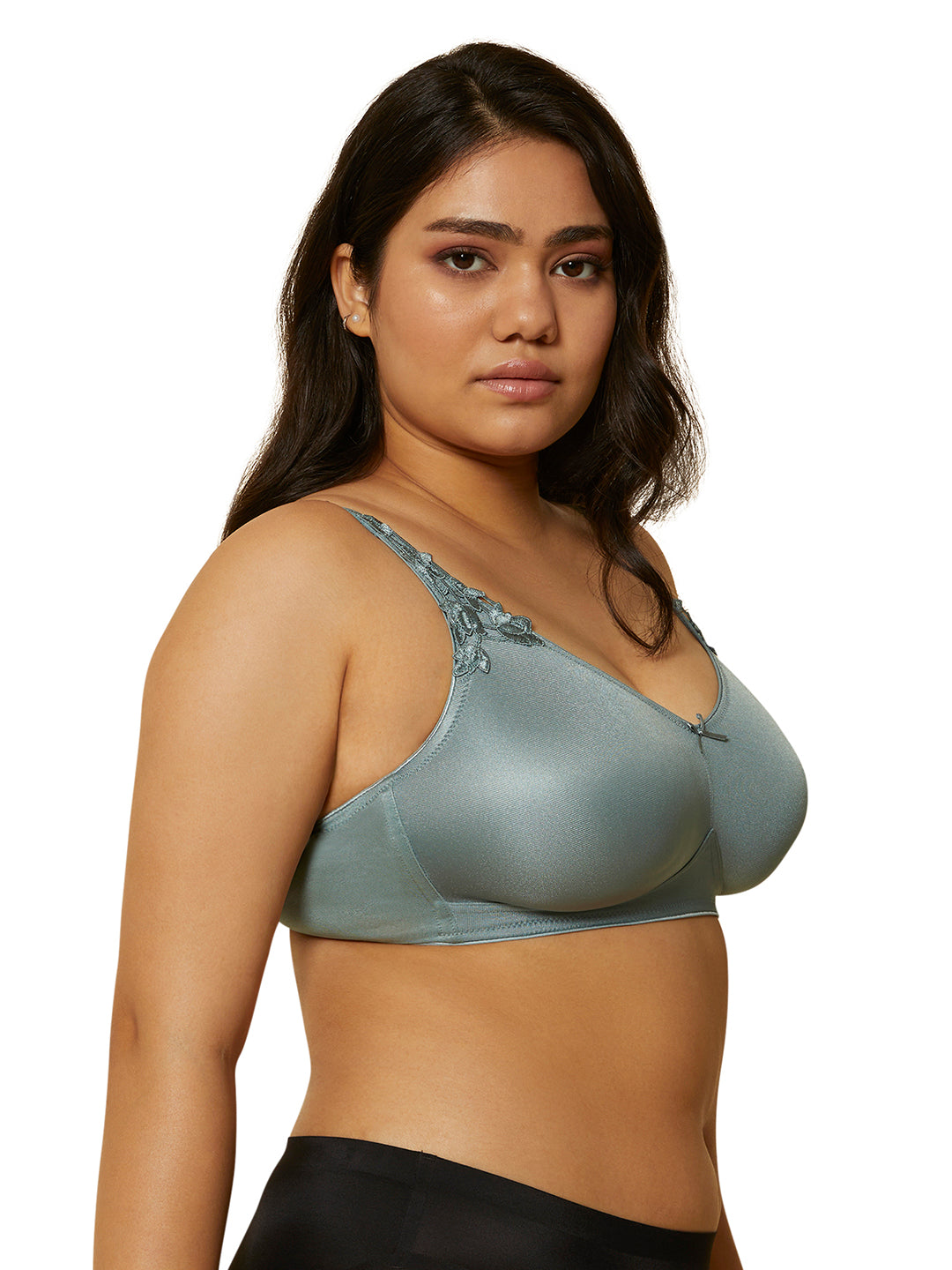 TRIUMPH-100I300 YR Minimizer 21 Wireless Non Padded Comfortable High Support Big-Cup Bra