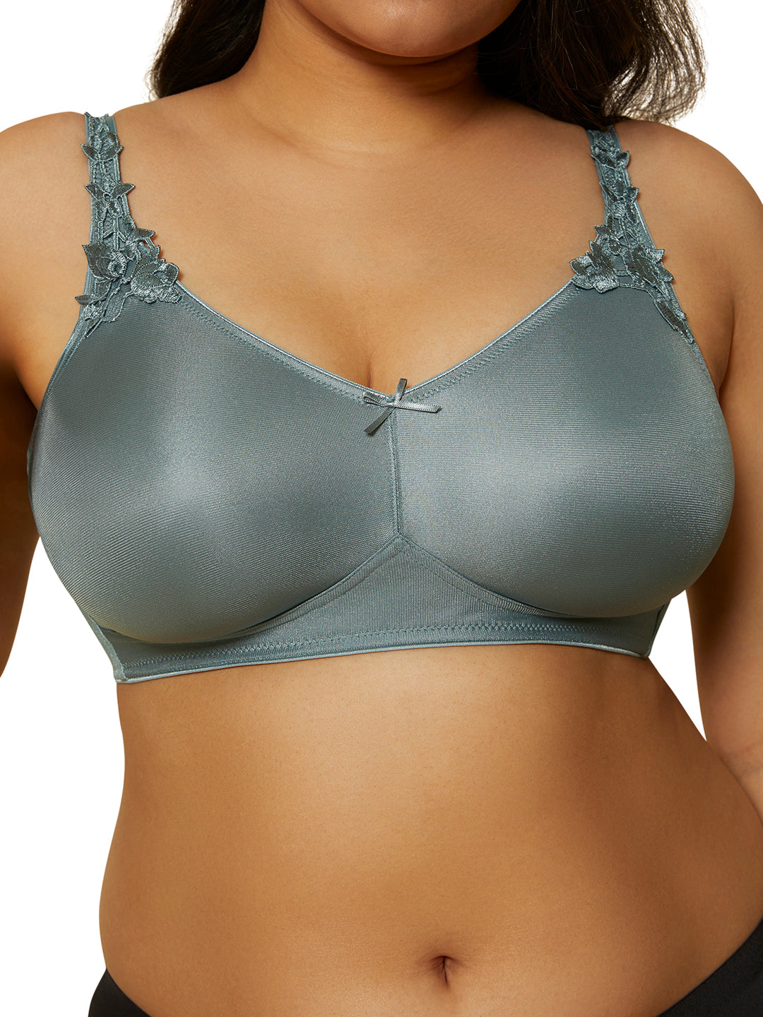 TRIUMPH-100I300 YR Minimizer 21 Wireless Non Padded Comfortable High Support Big-Cup Bra