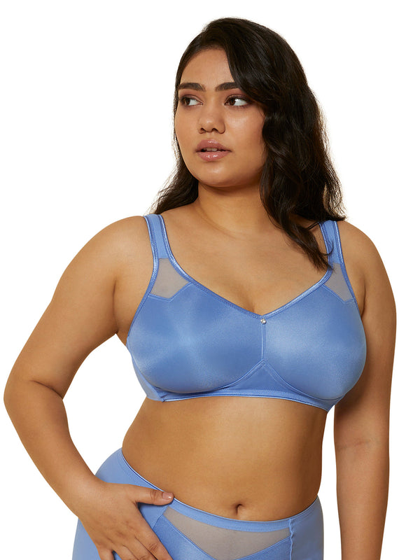 TRIUMPH-100I527 Minimizer 121 Wireless Non Padded Comfortable High Support Big Cup Bra