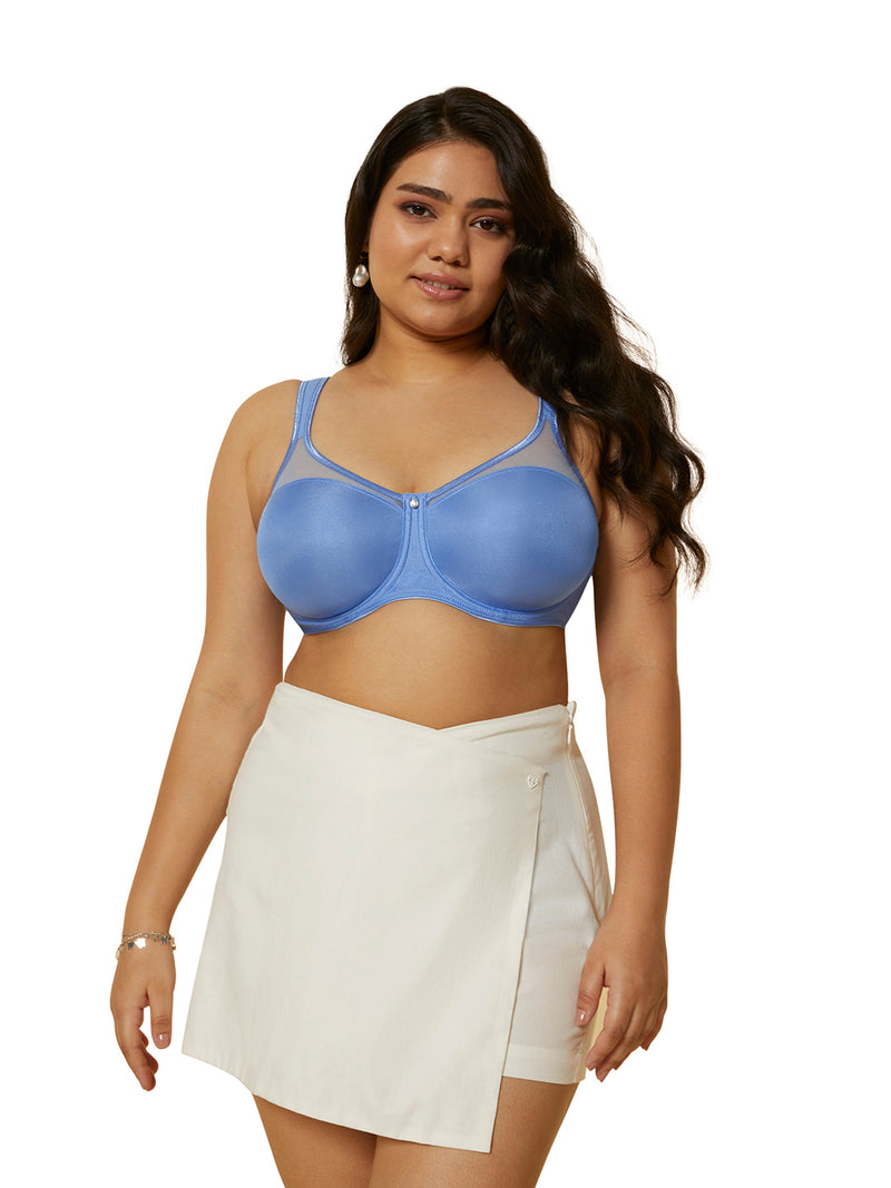 TRIUMPH-100I527 Minimizer 121 Wireless Non Padded Comfortable High Support Big Cup Bra