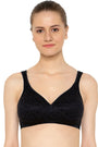 TRIUMPH-100I544 BLACK Women Full Coverage Non Padded Bra