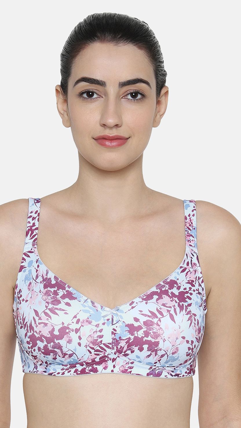 Triumph Multicolor Floral Full Coverage Non-Padded Bra