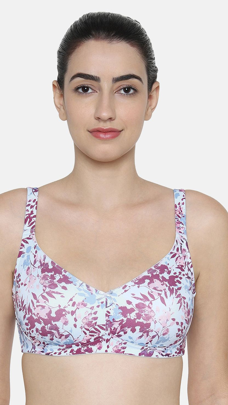 Triumph Multicolor Floral Full Coverage Non-Padded Bra