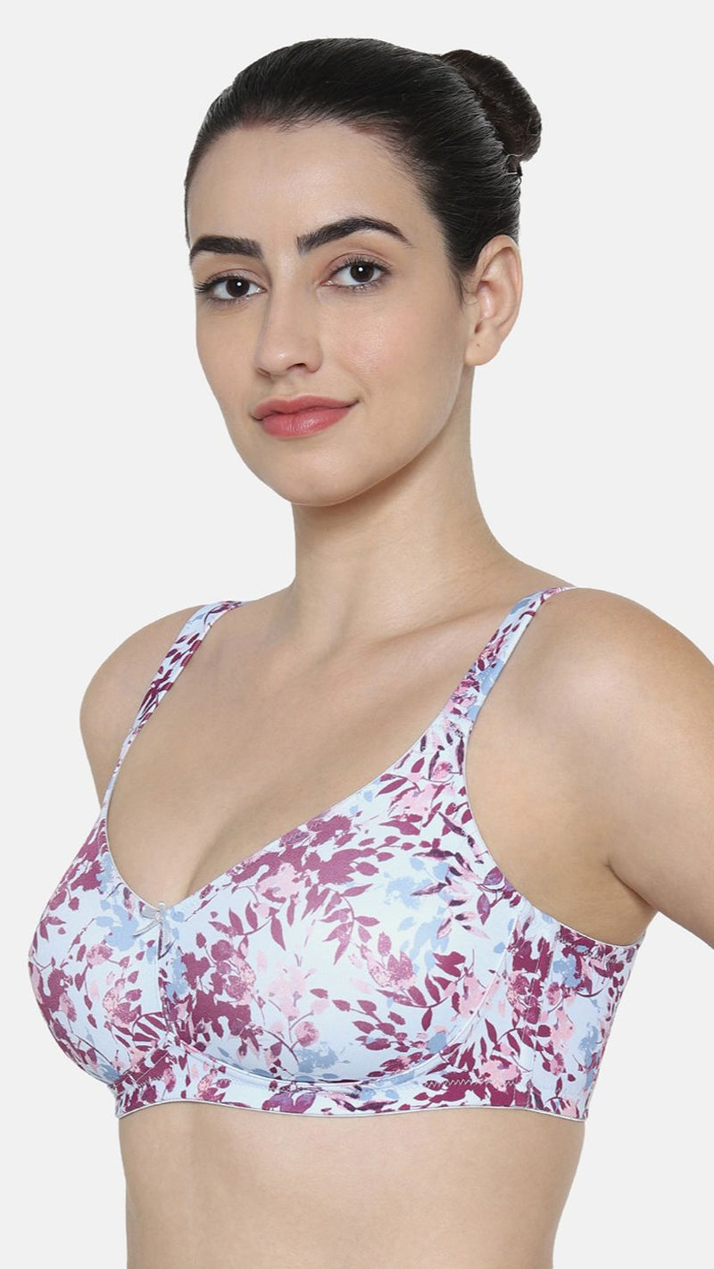 Triumph Multicolor Floral Full Coverage Non-Padded Bra