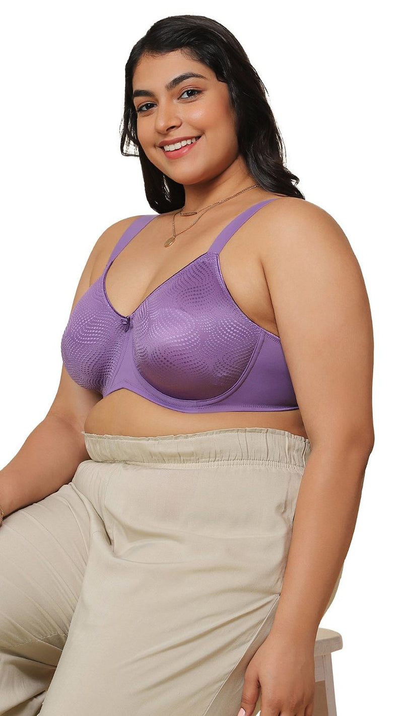 Triumph Purple Full Coverage Minimizer Bra