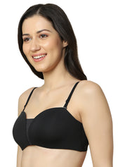 TRIUMPH BRA 10214443-BLACK 04 Flex Smart Detachable Padded Bra
