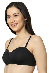 TRIUMPH BRA 10214443-BLACK 04 Flex Smart Detachable Padded Bra