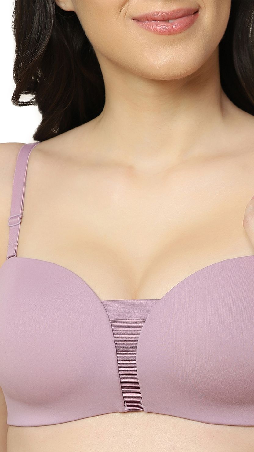 Triumph Lavender Detachable Strap Padded Balconette Bra