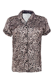 ANGELS FASHION Leopard Print Nightwear Shorts Set NW AG0630-LEOPR-A2S