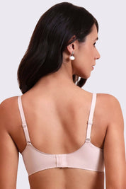 BELLAGIO Deep Plunge Bra with Light Padding, Seamless Finish, and Sleek Contour BB2215-SKIN-CP301