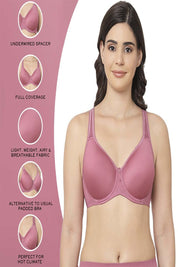 WACOAL BRA-853192 Basic Beauty Lightly Padded Wired Full Coverage Full Support Everyday Comfort Spacer Cup Bra