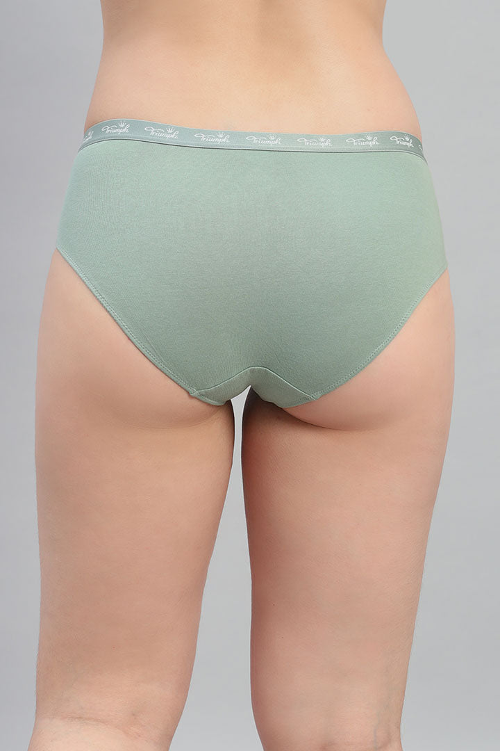 TRIUMPH PANTY 756I547 Triumph International Women's Cotton Blend Classic Hipster Panties -HM