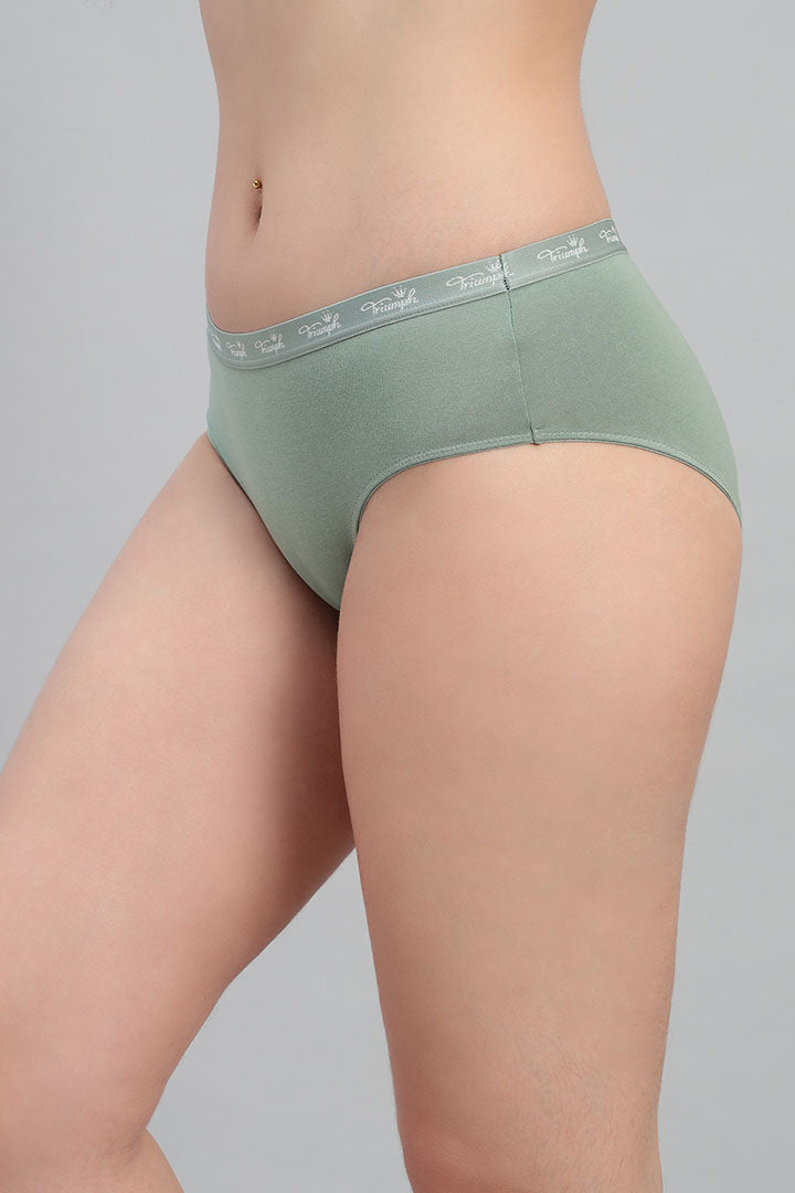 TRIUMPH PANTY 756I547 Triumph International Women's Cotton Blend Classic Hipster Panties -HM