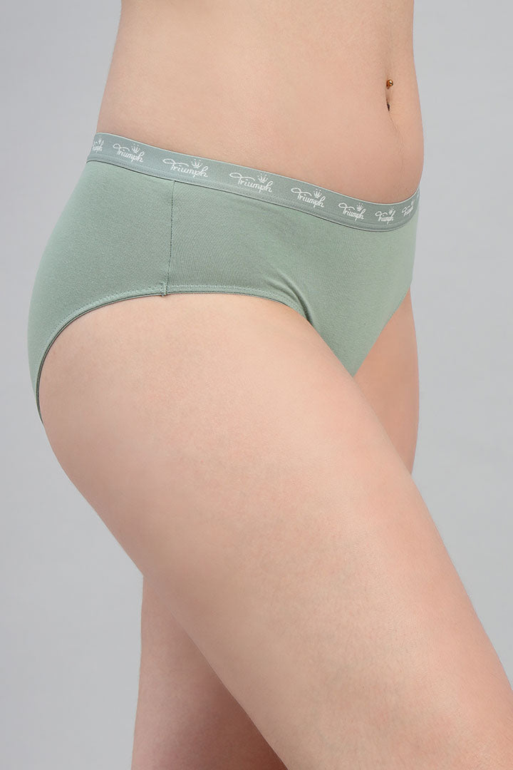 TRIUMPH PANTY 756I547 Triumph International Women's Cotton Blend Classic Hipster Panties -HM