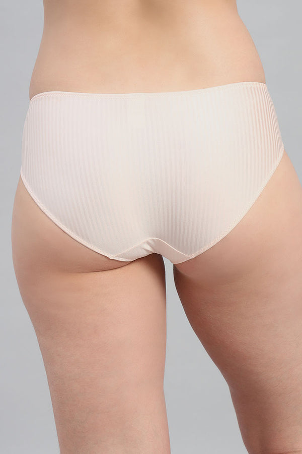 TRIUMPH PANTY 756I499 Women Striped Full Overall Coverage Mid-Rise Hipster Briefs -5B