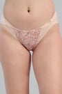AMANTE Feminine Lace-Trimmed Panty with Comfortable Waistline and Sensual Sheer Detailing PAN05801 Delicate Bloom Print