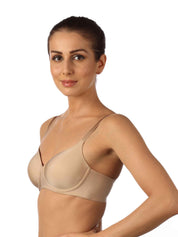 TRIUMPH-110I401 T-Shirt Bra 60 Invisible Padded Wireless Body Make-Up Series Light Weight Seamless Everyday Bra