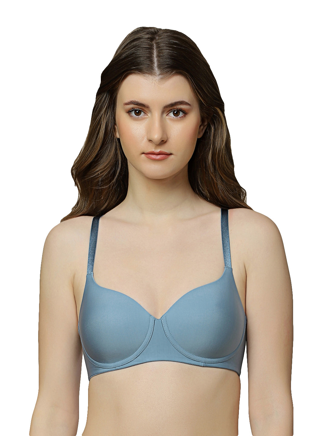 TRIUMPH-110I401 T-Shirt Bra 60 Invisible Padded Wireless Body Make-Up Series Light Weight Seamless Everyday Bra