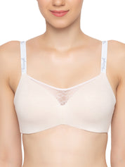 TRIUMPH 110I538-Comfort 161 Padded Non Wired Everyday Invisible Cotton T-Shirt Bra-X7