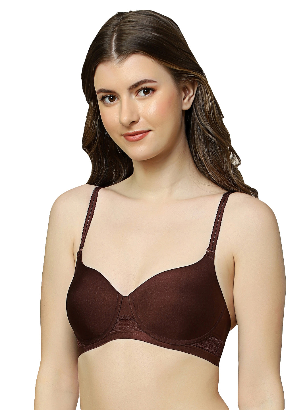 TRIUMPH-110I584 Padded Wireless Seamless Silhoutte T-shirt Bra -FJ