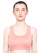 TRIUMPH BRA 110I632-CN Peach-Coloured Triaction Balance Top Lightly Padded Wireless Quick Dry High Bounce Control Sports Bra
