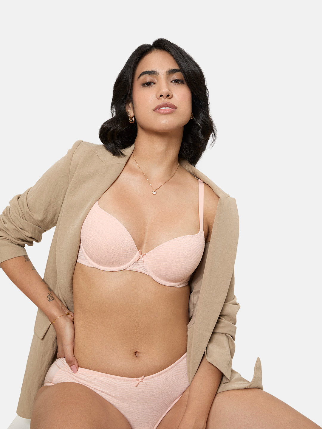 TRIUMPH BRA 110I744-BG Women Medium Coverage Non Wired Bra