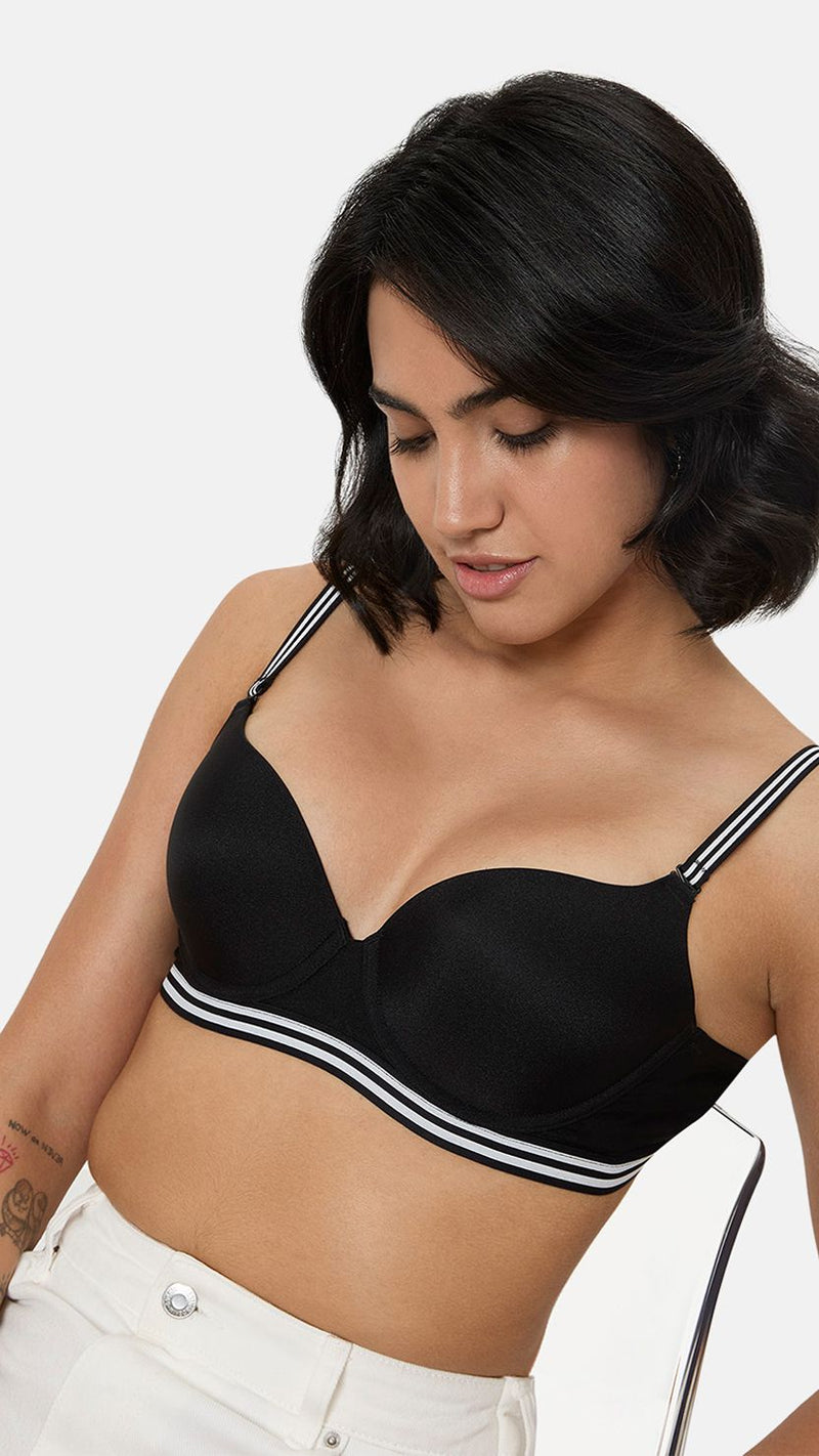Triumph Black T-Shirt Bra Spotlight Hipster