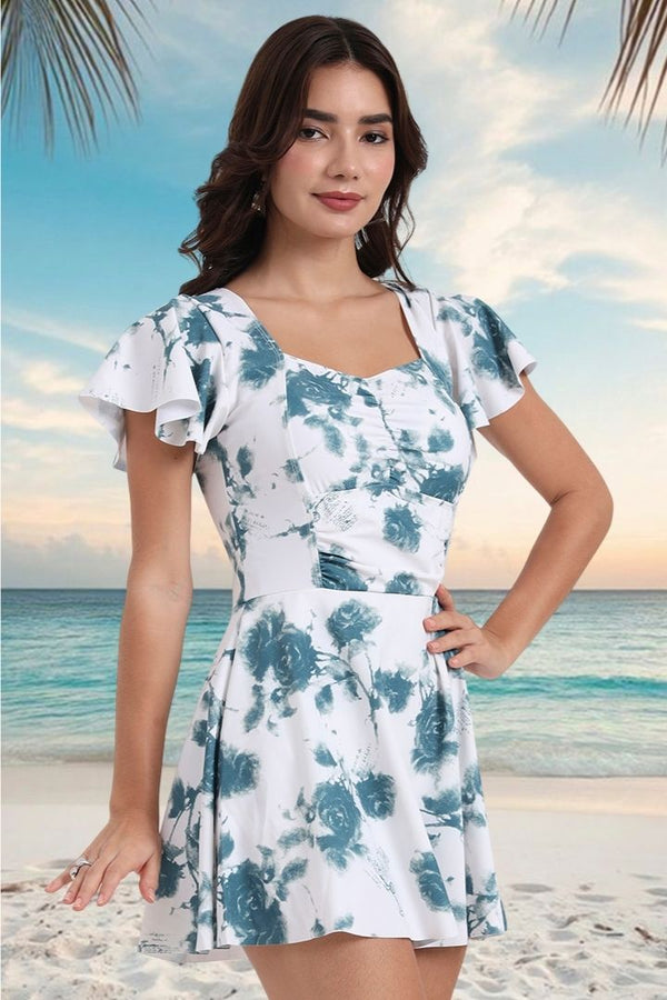 AXTZH Lagoon Grace Chic Romper Swimwear XSWIM1PF8063IY