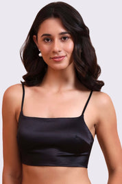 BELLAGIO Modern Essential Bra with Thin Straps, Smooth Contours, and Comfortable Fit BB5529-BLACK-CS113