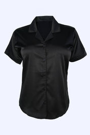 ANGELS Satin Boxer Nightwear Set FASHION NW AG2214-BLACK-A2S