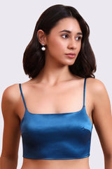 BELLAGIO Modern Essential Bra with Thin Straps, Smooth Contours, and Comfortable Fit BB5529-TEAL-CS113